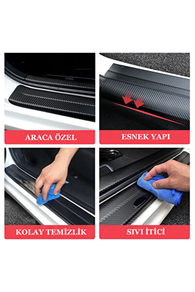 çetinkardeşler ملحق جديد متوافق مخصص لعتبة باب السيارة دودج رحلة ملصق جديد مخ...