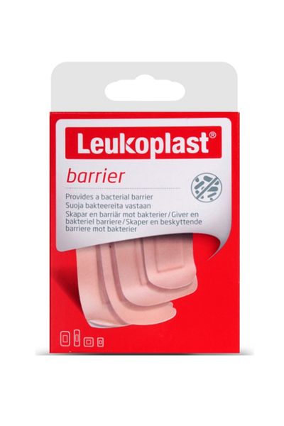 Leukoplast حاجز Leukplast - 22 × 72 مم، 38 × 63 مم، 38 × 38 مم