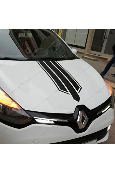 TeOraStore ملصق غطاء محرك السيارة خاص جديد عالي الجودة ملصق أسود 60*25 سم