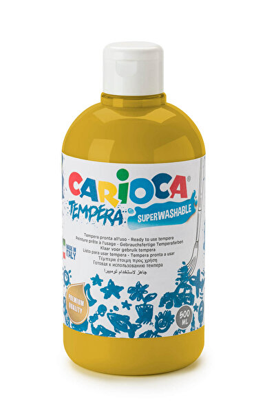 carioca Tempera Boya - Altın (SÜPER YIKANABİLİR) 500ml - 700gr / Plastik Şişede