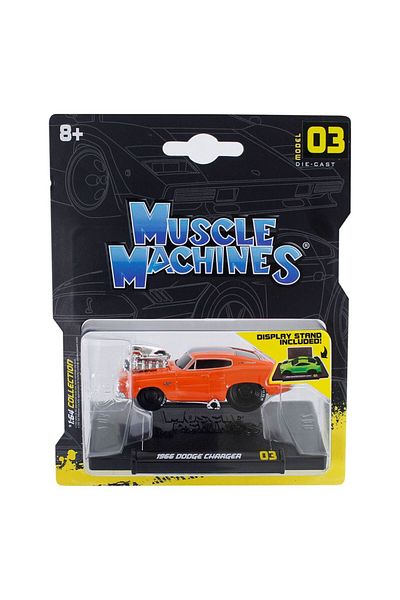 Maisto Muscle Machines 03 - 1966 Dodge Charger Model Car 1/64