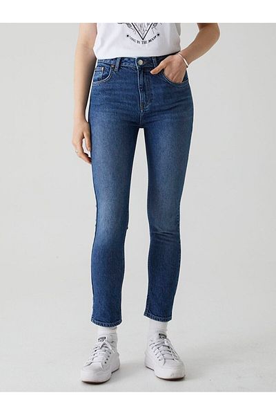 Ltb Pantaloni subțiri Ronna X Mid Rise