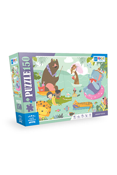 Blue Focus 150 قطعة لغز حيوانات لطيفة (حيوانات لطيفة)