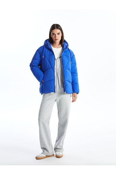 LC Waikiki Jachetă de puf pentru femei oversize - cu glugă