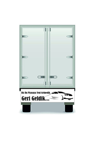 Genel Markalar Kamyon Arkası Yazı Oto özel yeni sticker 25*100 Cm