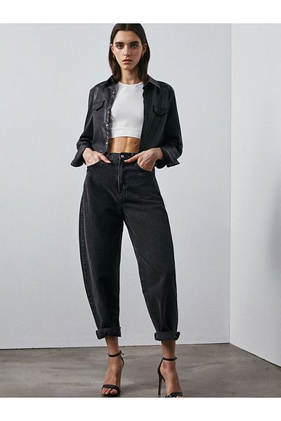 Ltb Moira High Waist Relaxed Cut Jean Trousers