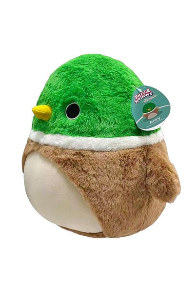 Squishmallows Squishmallow Fuzzamallows Avery Mallard Duck 12inches