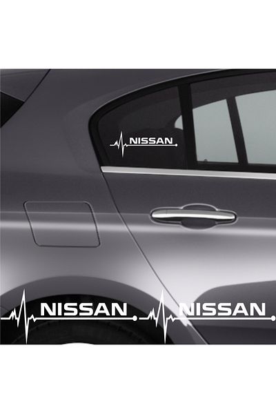 bol bol cesitler Accessory Auto Rhythm Sticker Compatible for Nissan 100 Nx 2 Pieces 20*9 Cm