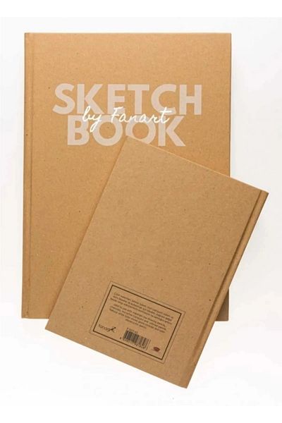 Fanart Sketch Book Academy A4 96 Yp - Kraft Hard Cover