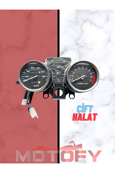 MOTOFY MONDİAL KT 125 KİLOMETRE SAATİ GÖSTERGE PANELİ (ÇİFT HALAT - DEVİR SAATİ TELLİ)