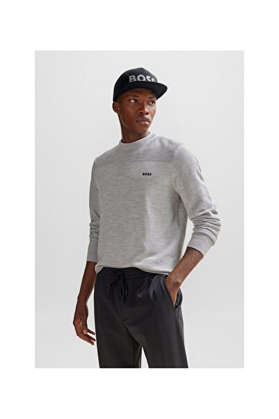 BOSS Dekoratif Reflektif Logolu Esnek Penye Şapka