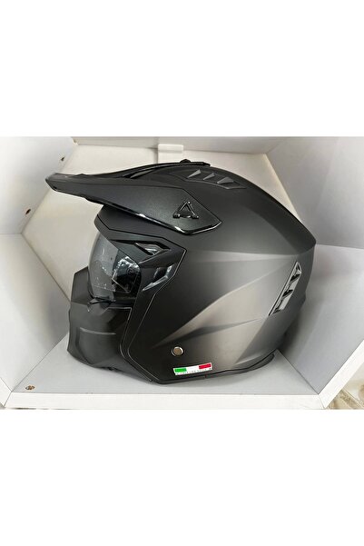 Sway Kask X1-x Seul Çene Çıkan Mat Siyah