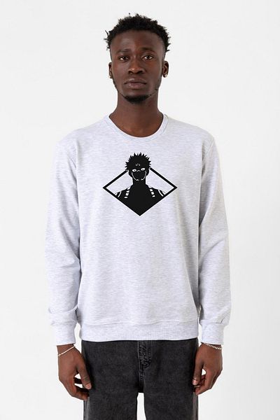 Tshirthane Jujutsu Kaisen Anime Sukuna Λευκό Κεφάλι Karmelange Ανδρικό φούτερ 2ip