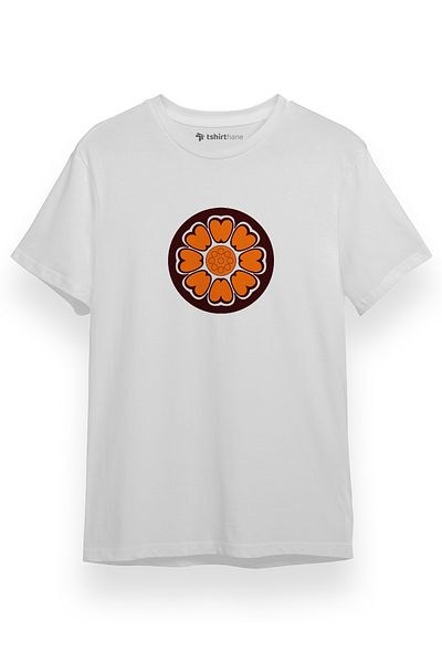 Tshirthane Avatar The Last Airbender White Lotus Λευκό κοντομάνικο ανδρικό μπλουζάκι