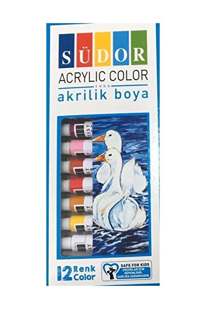 Südor Akrilik Boya Tüp 12x9 ml