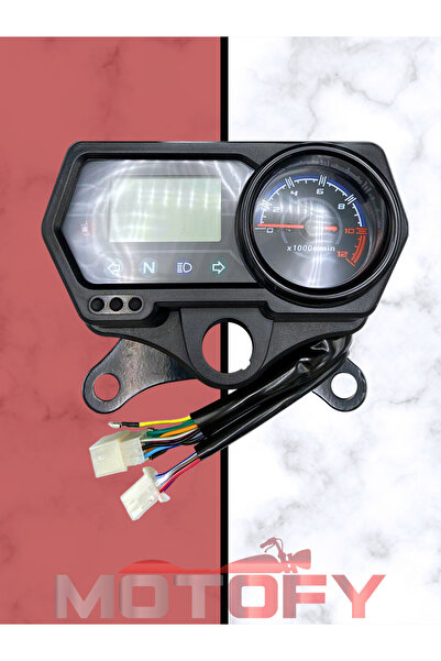 MOTOFY CG KUBA ÇİTA AGK FALCON DİJİTAL KİLOMETRE SAATİ TEK HALAT - DEVİR SAATİ SOKETLİ