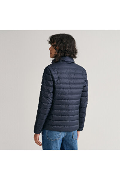 Gant Kadın Lacivert Dik Yaka Kapitone Mont