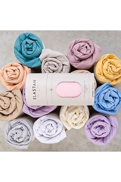 Yatsan Elastan De Luxe Fitted Sheet & Pillowcase Set - Stone Color