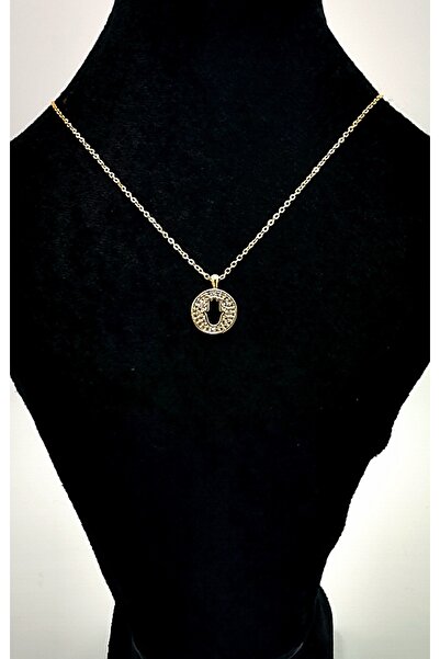 Monalisa Home قلادة ذهبية اللون بتصميم خاص مع شكل سلسلة