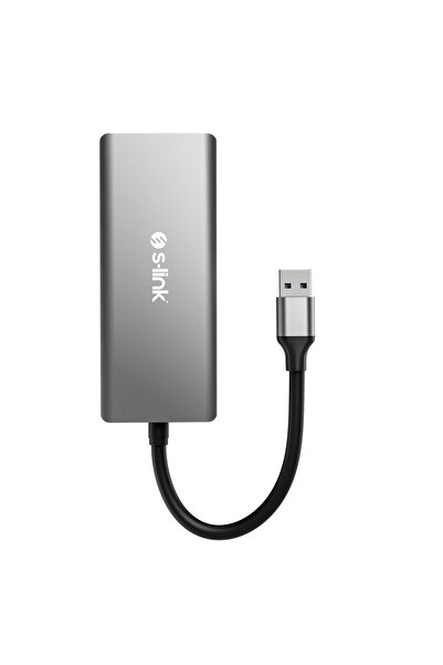 S-LINK SL-CR51 Type C ve USB3.0 to CF/SD/M2 Ngff/ Micro SD/ MS 5 in 1 Metal K...
