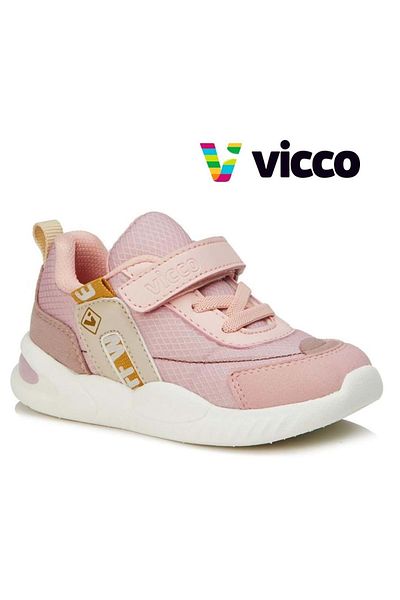 Vicco Pantofi sport pentru copii ortopedici Tino Roz