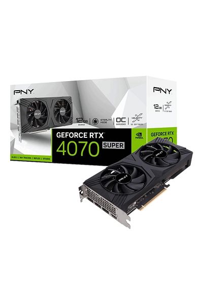 PNY Geforce Rtx 4070 Super 12Gb Xlr8 Gaming Verto Epic-X Rgb Oc 192 Bit Dlss 3 Graphics Card