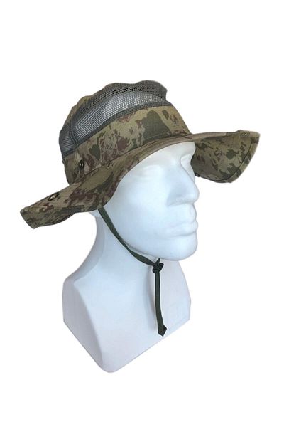 Flaş Askeri Malzeme Camouflage Pattern Summer Foldable Safari Trilby Cap