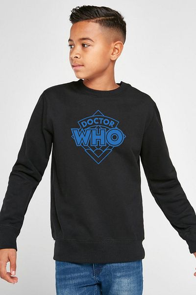 Tshirthane Доктор Кой Новото черно дете 2ip Суитшърт