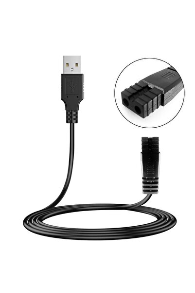 FULLY G-53520 Güç Power Tıraş Kablosu Usb 1 Metre Siyah No 20