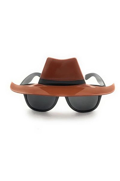 nuit dose Detective Party Glasses - Cowboy Sheriff Party Glasses 16x6 cm