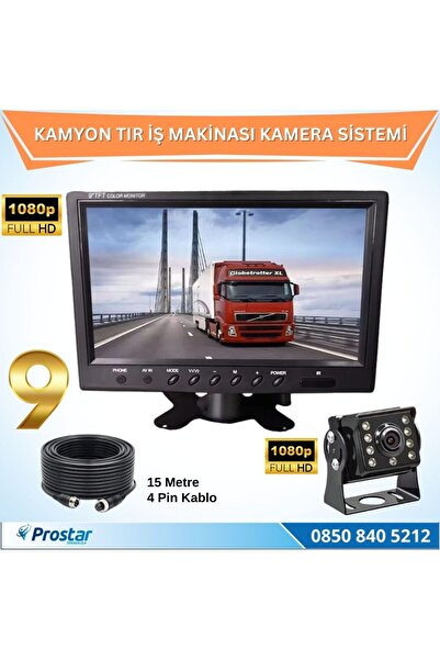 Navistar Kamyon Tır Ve Iş Makinaları Için 9 Inç Ahd Monitörlü 1080p Full Hd K...
