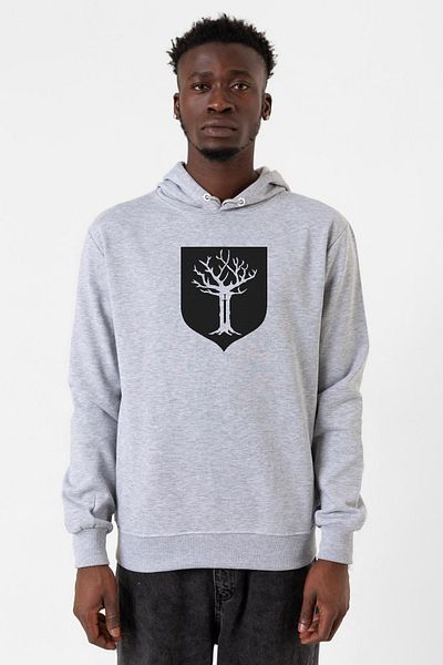 Tshirthane Ανδρικό φούτερ με κουκούλα 3 κορδονιών Got House Forrester Grimelanj