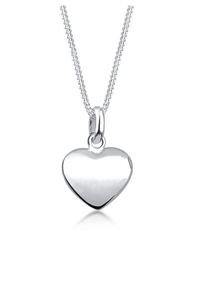 ELLI Halskette Damen Herz Anhänger Filigran in 925 Sterling Silber
