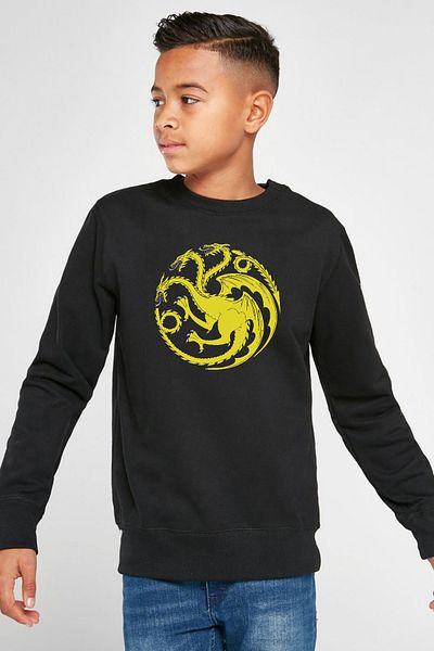 Tshirthane Детски суичър HOD The Greens Black 2ip