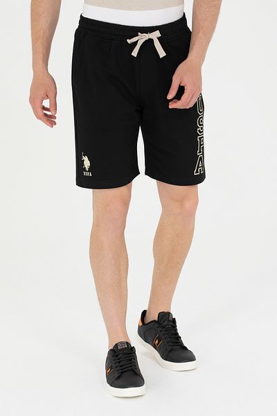 U.S. Polo Assn. Ανδρικό Μαύρο Πλεκτό Σορτς 50265070-VR046