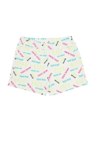 U.S. Polo Assn. White Knitted Children's Shorts - 50265406 -Vr013