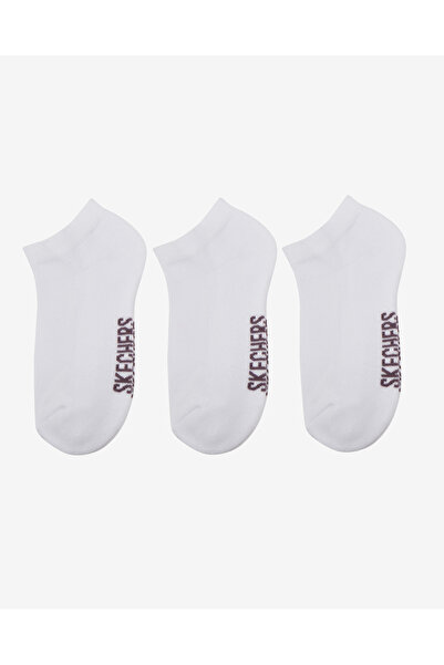 SKECHERS Чорапи U 3 Pack Padded Low Cut Sock Unisex White Socks S221512-100