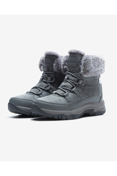 SKECHERS Trego - Winter Feelings Kadın Gri Kar Botu 167431 Gry
