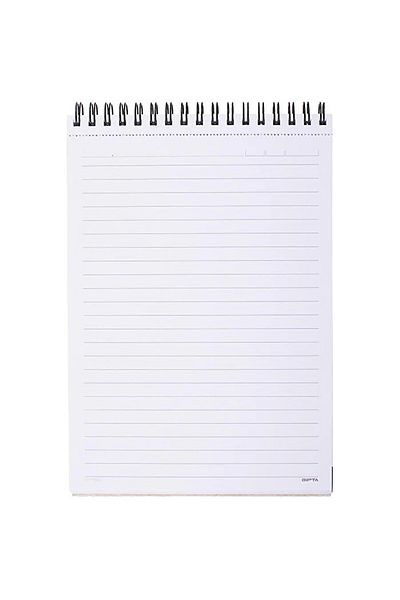 Gıpta Prisma A5 100Yp - Top Spiraled Striped Memo Pad Notepad / B32