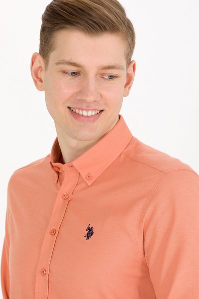 U.S. Polo Assn. Men's Tile Long Sleeve Basic Shirt 50265664 -Vr031