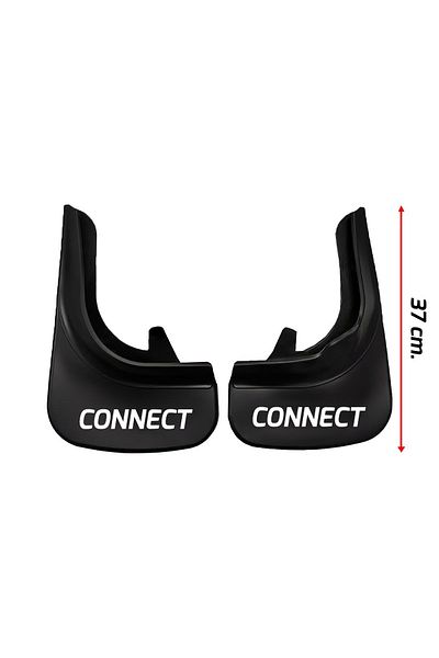 TEAMCAR Ford Connect Mudflap Dust Cover Fender Rear 2 Piece Set Compatible