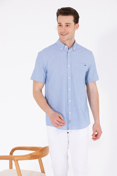 U.S. Polo Assn. Чоловіча сорочка з короткими рукавами 50265491-VR045