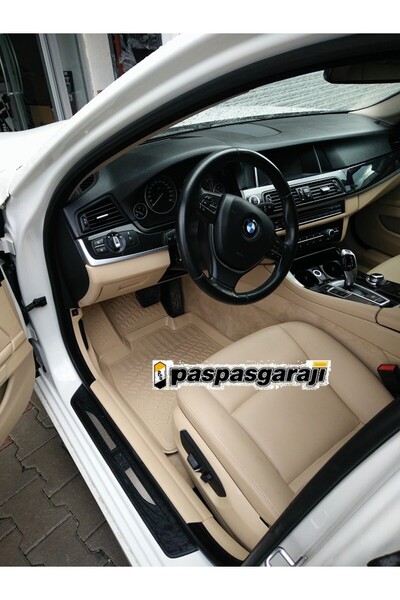 KAISER Bmw 5 Serisi F10 Bej 3D Havuzlu Paspas 2013-2017 Arası
