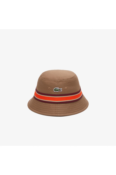 Lacoste Kadın Renk Bloklu Kahverengi Şapka