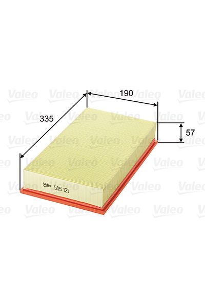 VALEO Air Filter Mercedes E-class Om604 W210 S210