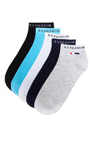 U.S. Polo Assn. Ανδρικές γκρι κάλτσες μελανζ 50265699 -VR086