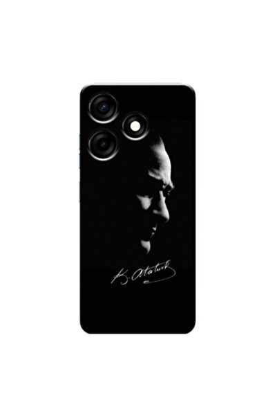 Zebana حافظة متوافقة مع TECNO Spark 10 4G حافظة سيليكون سوداء من مصطفى كمال أ...