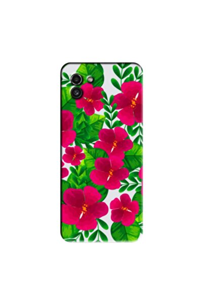 Zebana حافظة متوافقة مع هاتف سامسونج A03 من السيليكون بتصميم زهور الربيع 9 ( ...