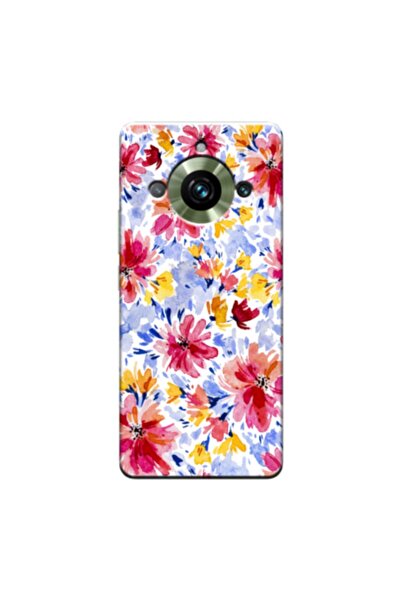 Zebana حافظة سيليكون متوافقة مع هاتف Realme 11 Pro Plus زهور الربيع 7 (مطبوعة)