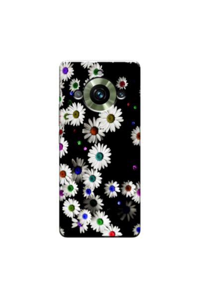 Zebana حافظة سيليكون متوافقة مع هاتف Realme 11 Pro Plus Daisy V1 (مطبوعة)